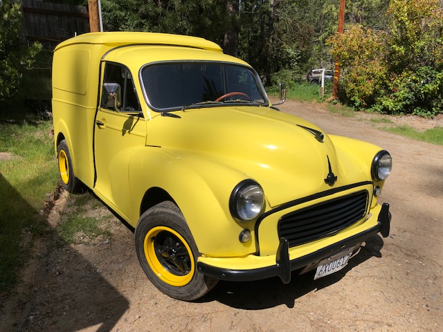 morris minor van panels