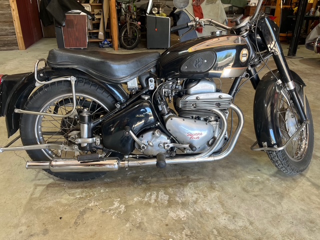 1957 Ariel SQ 4 Motorcycle