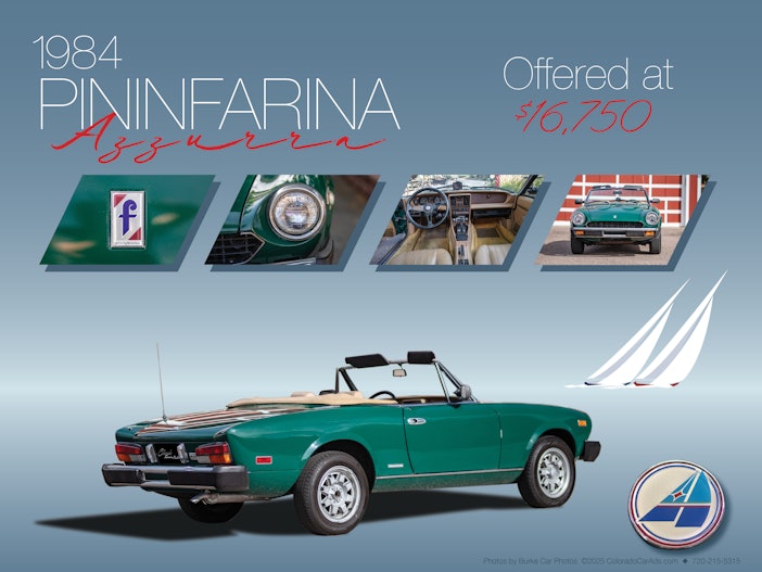 1984 Pininfarina Azzurra
