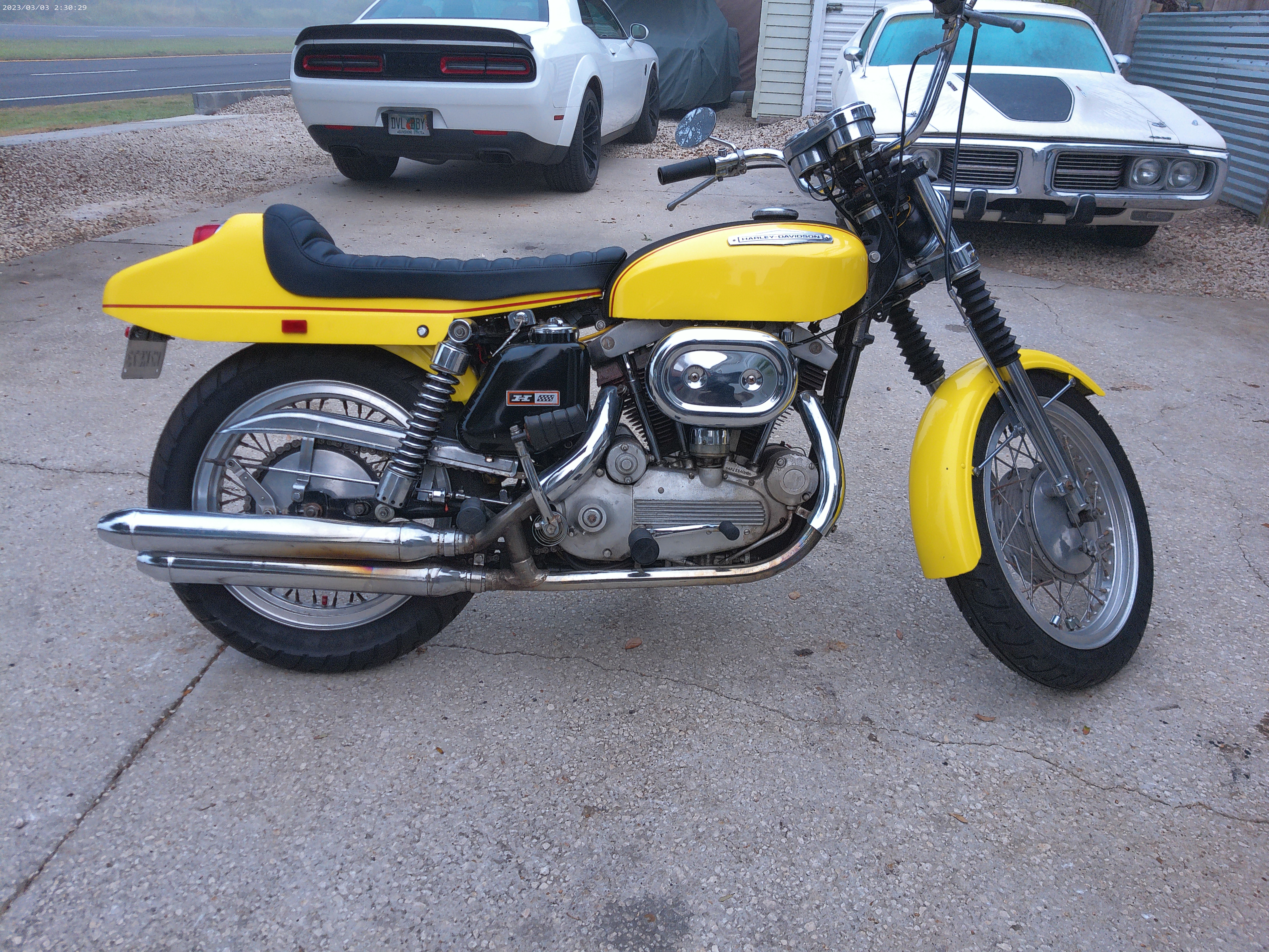 1970 Harley-Davidson XLH boattail