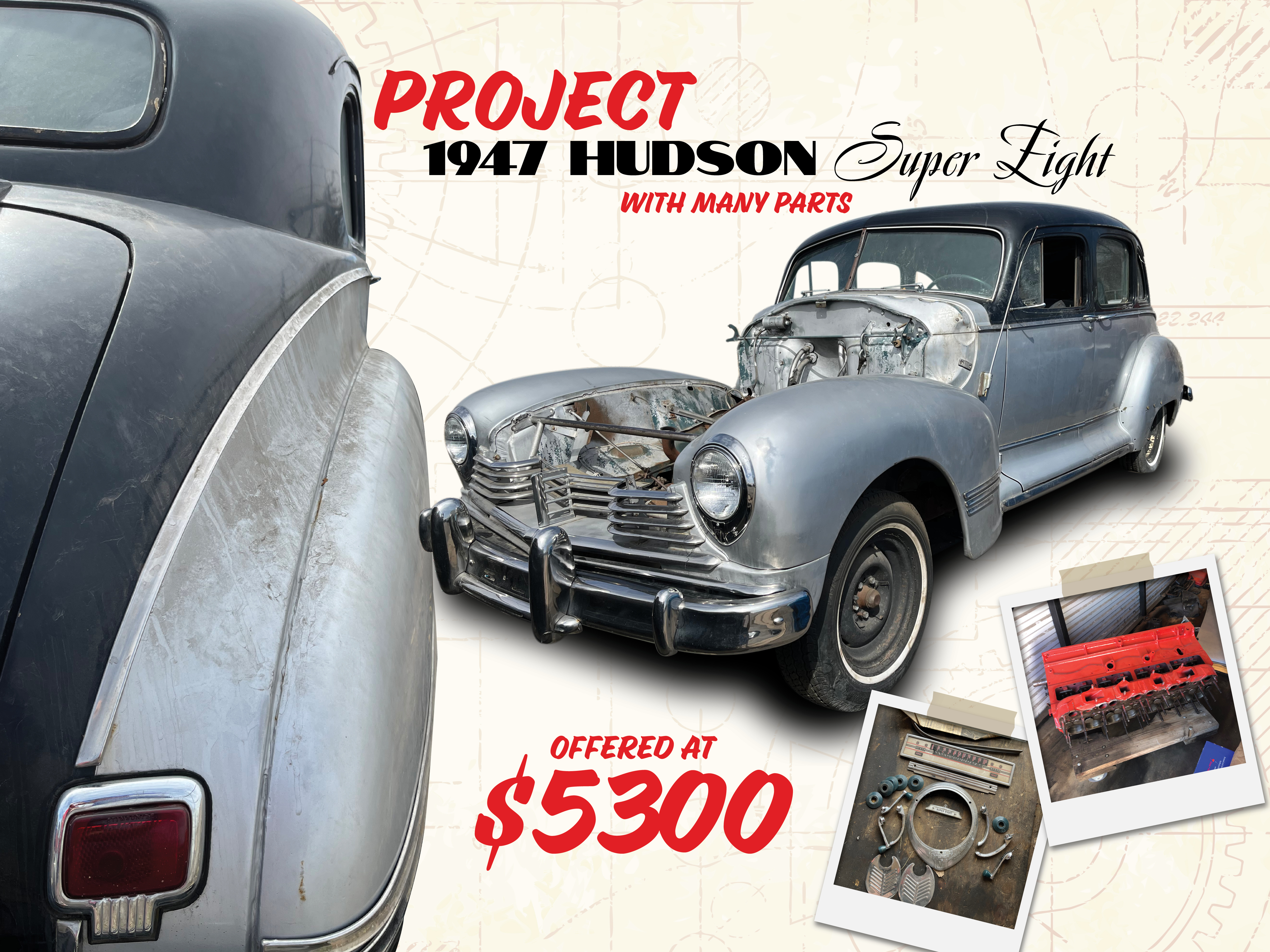 1947 Hudson Super Eight Project
