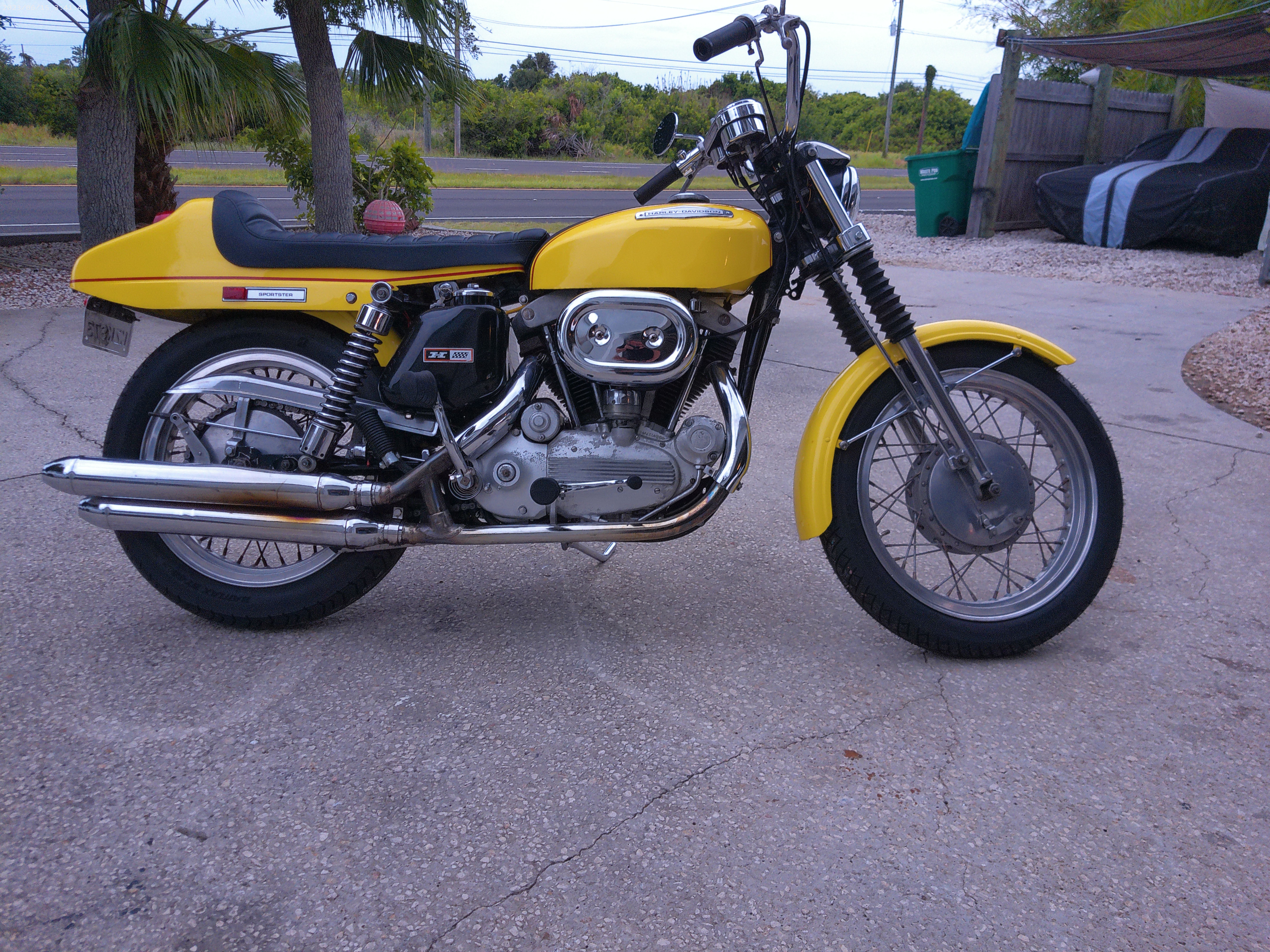 1970 Harley-Davidson XLH boattail