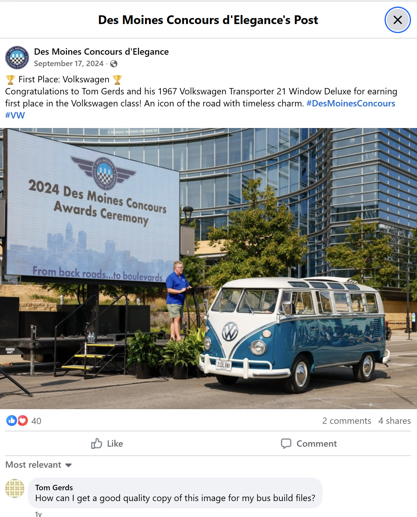 1967 Volkswagen Transporter (Van)